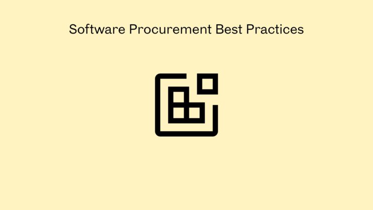 Software Procurement Best Practices