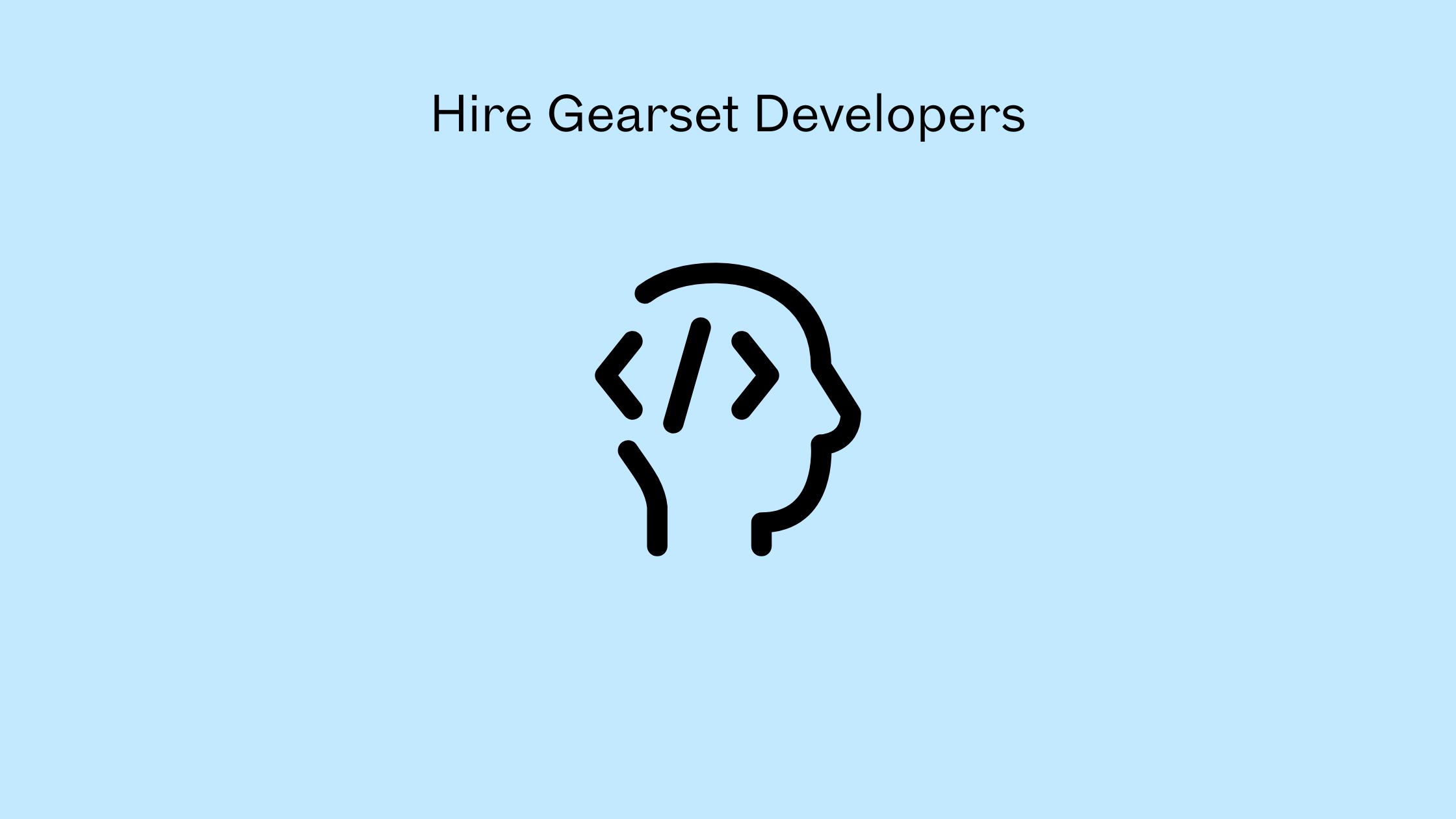 Hire Gearset Developers