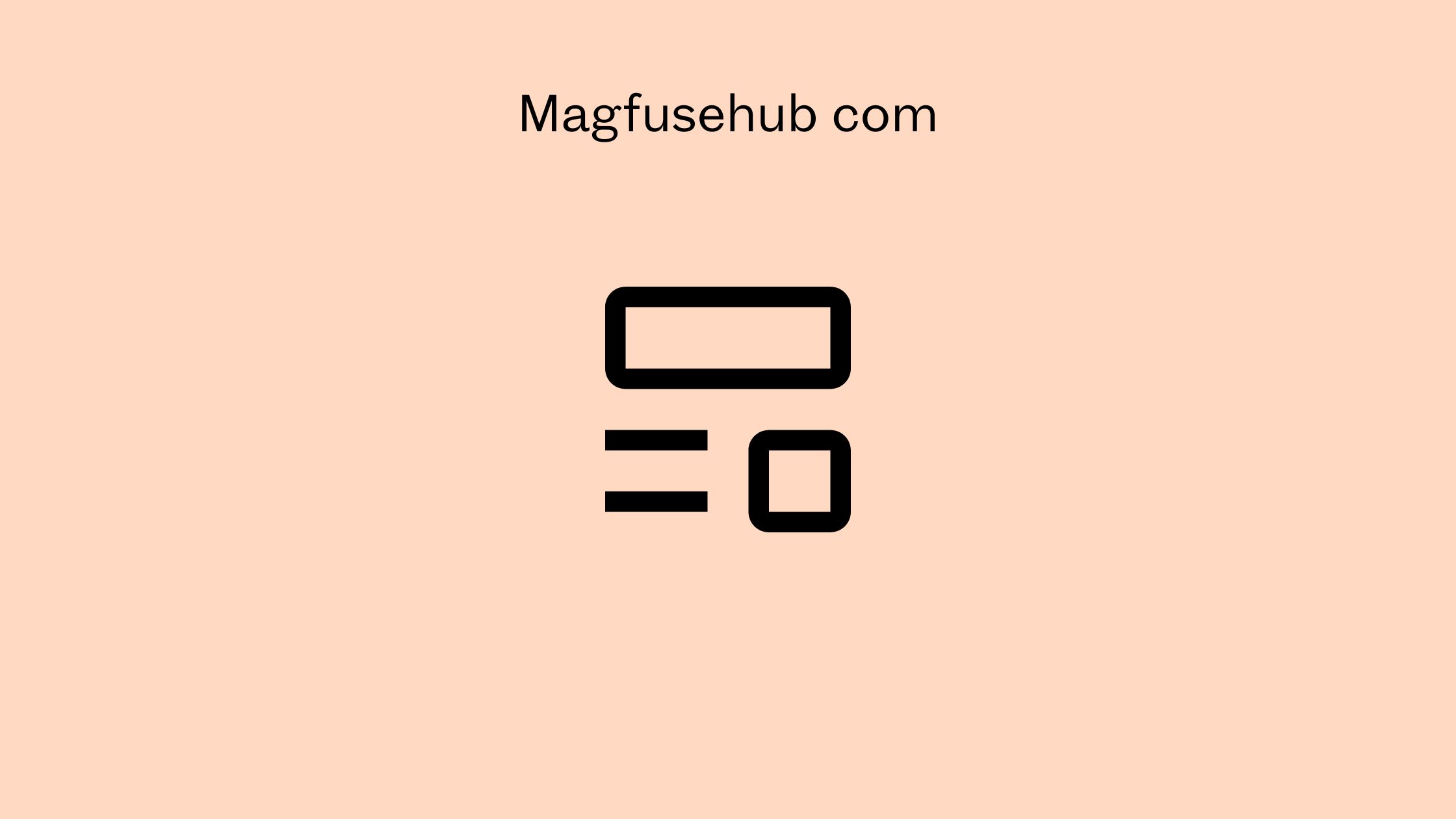 Magfusehub com