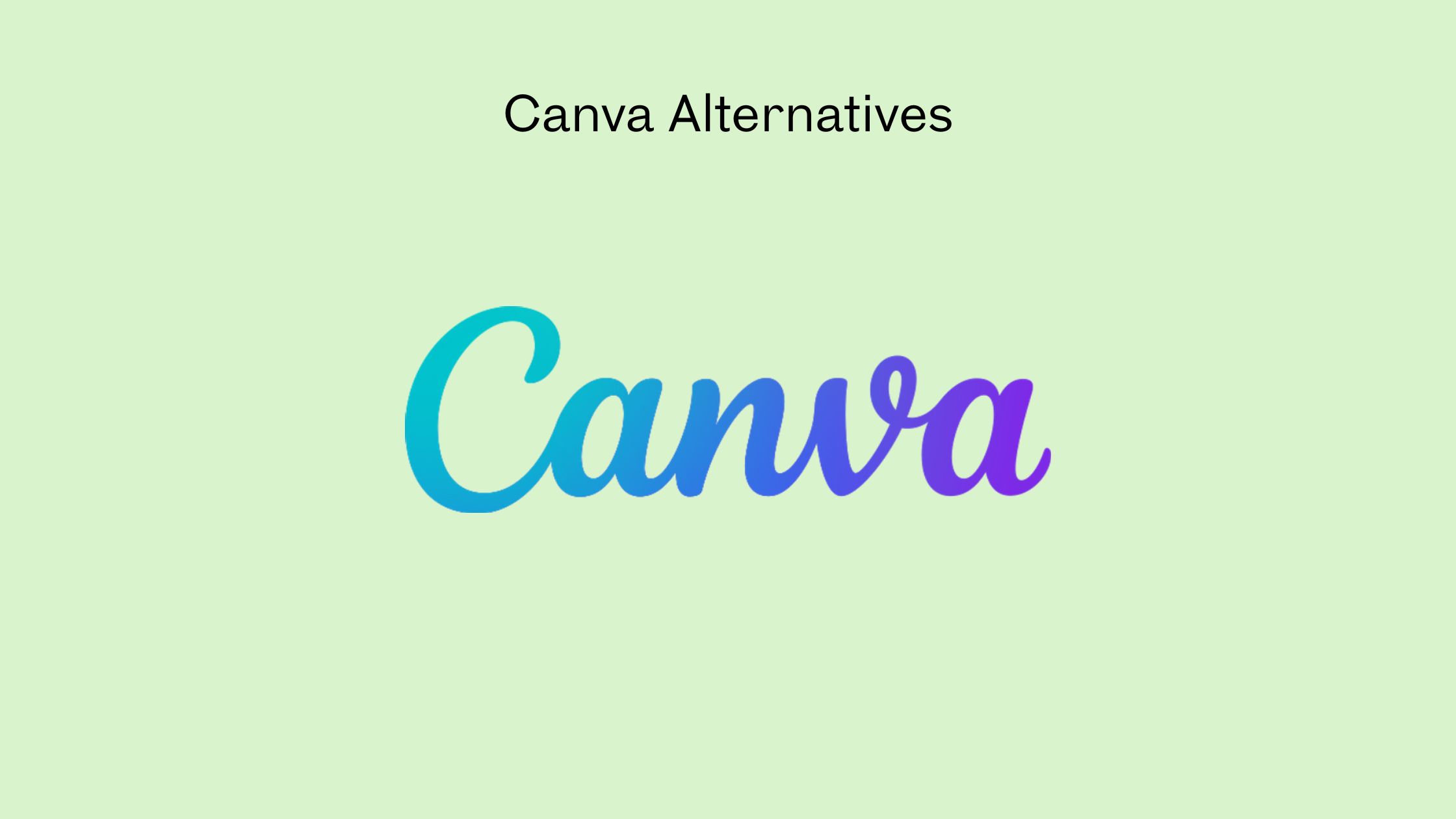 Canva Alternatives