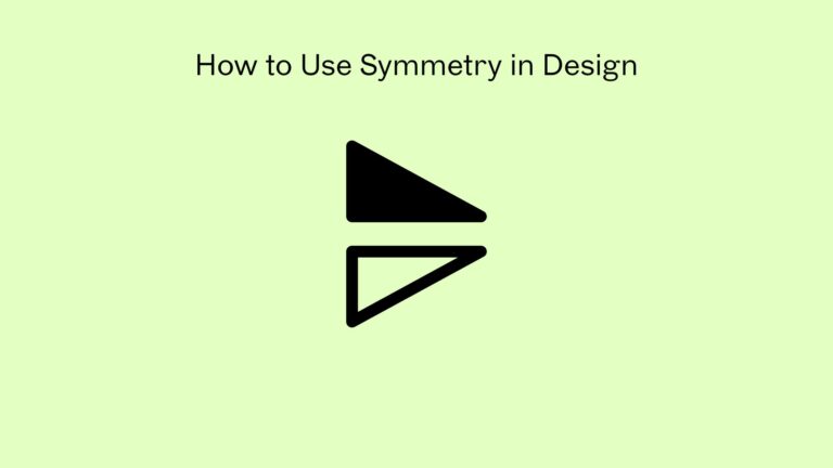 How to Use Symmetry in Design