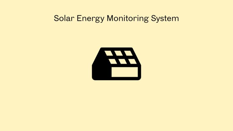 Solar Energy Monitoring System